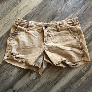 NWT Free People Khaki Shorts